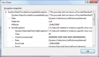 ANetworkRelatedErrorOccured
