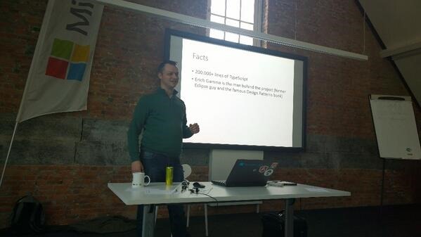 Kris van der Mast speaking about Visual Studio Online at GWAB Belgium