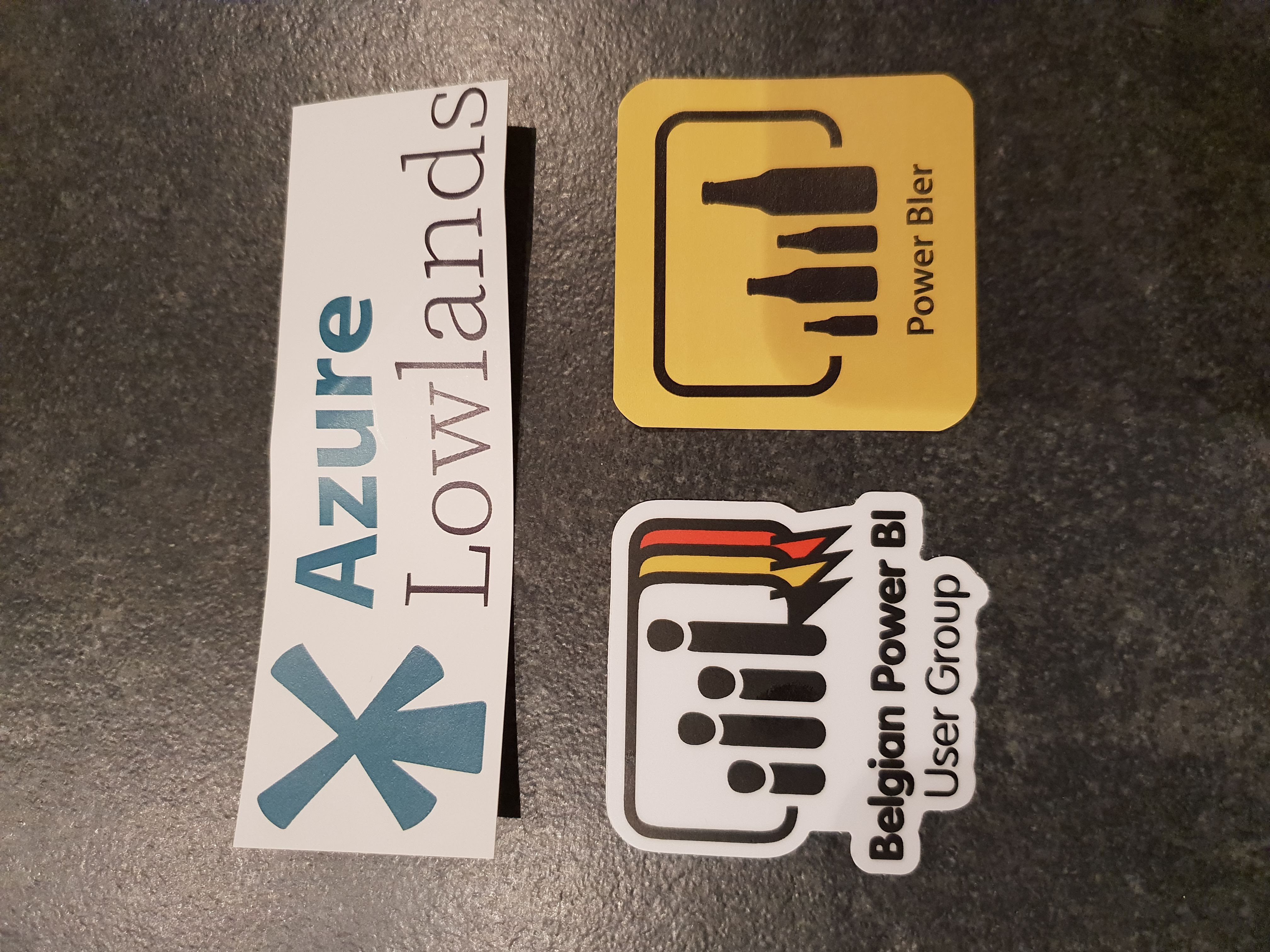 Power BI days stickers