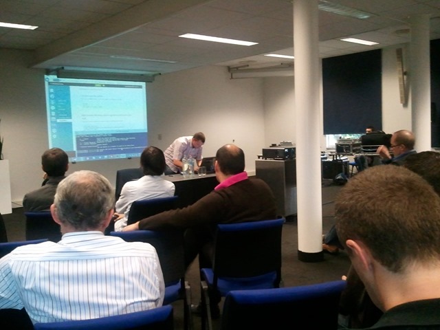 Kris van der Mast presenting about Windows Azure Web Sites